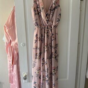 Floral Lavender Maxi Dress